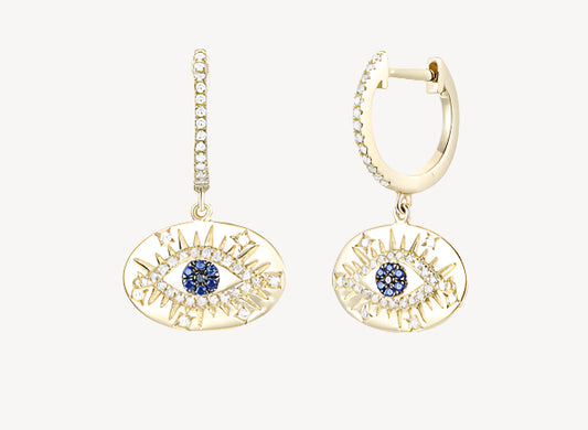 Oval Eyes Hoops