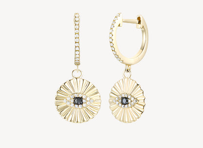 Flower Eyes Hoops
