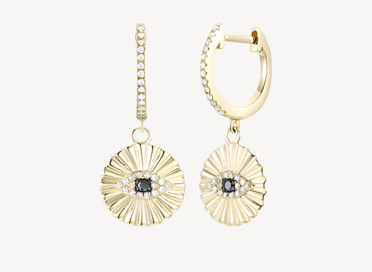 Flower Eyes Hoops