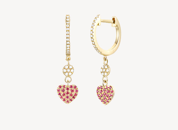 Dotlet Heart Hoops