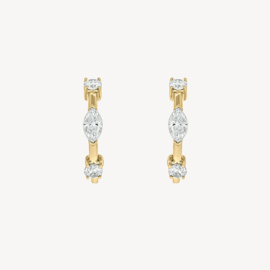 Mini Ava Stud Hoops