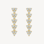 Short Triad Drop Earrings