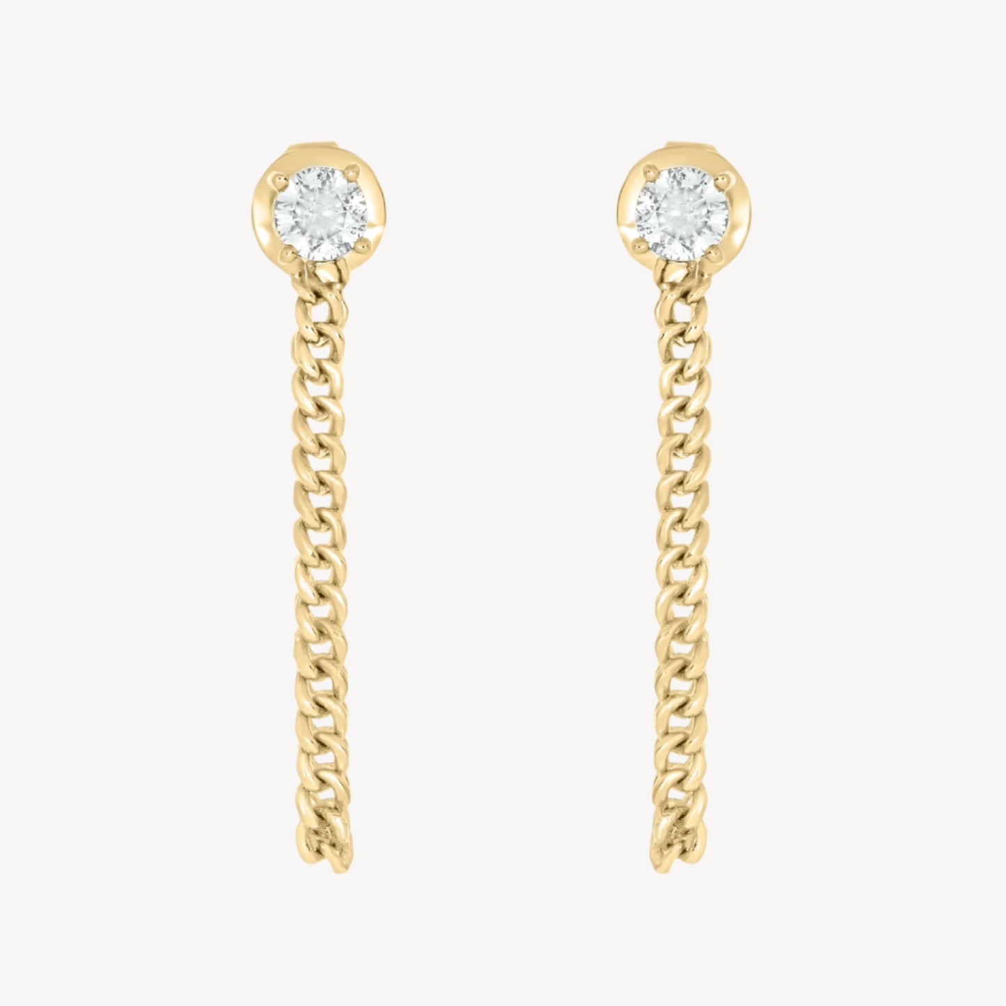 Circle Chain Earrings