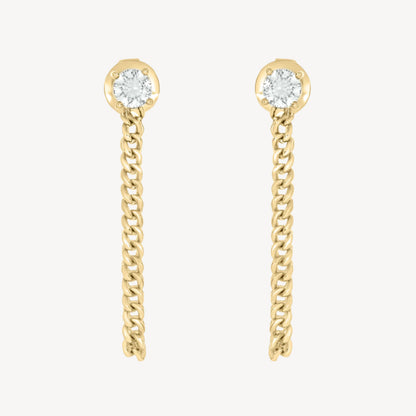 Circle Chain Earrings