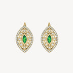 Emerald Velma Earrings