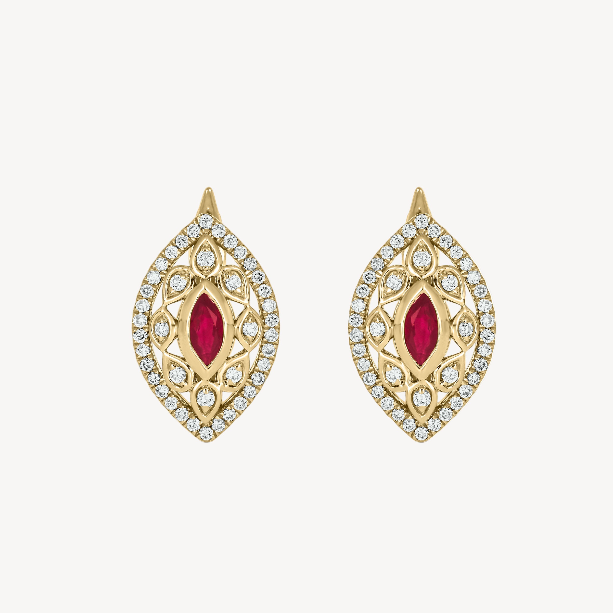 Ruby Velma Earrings