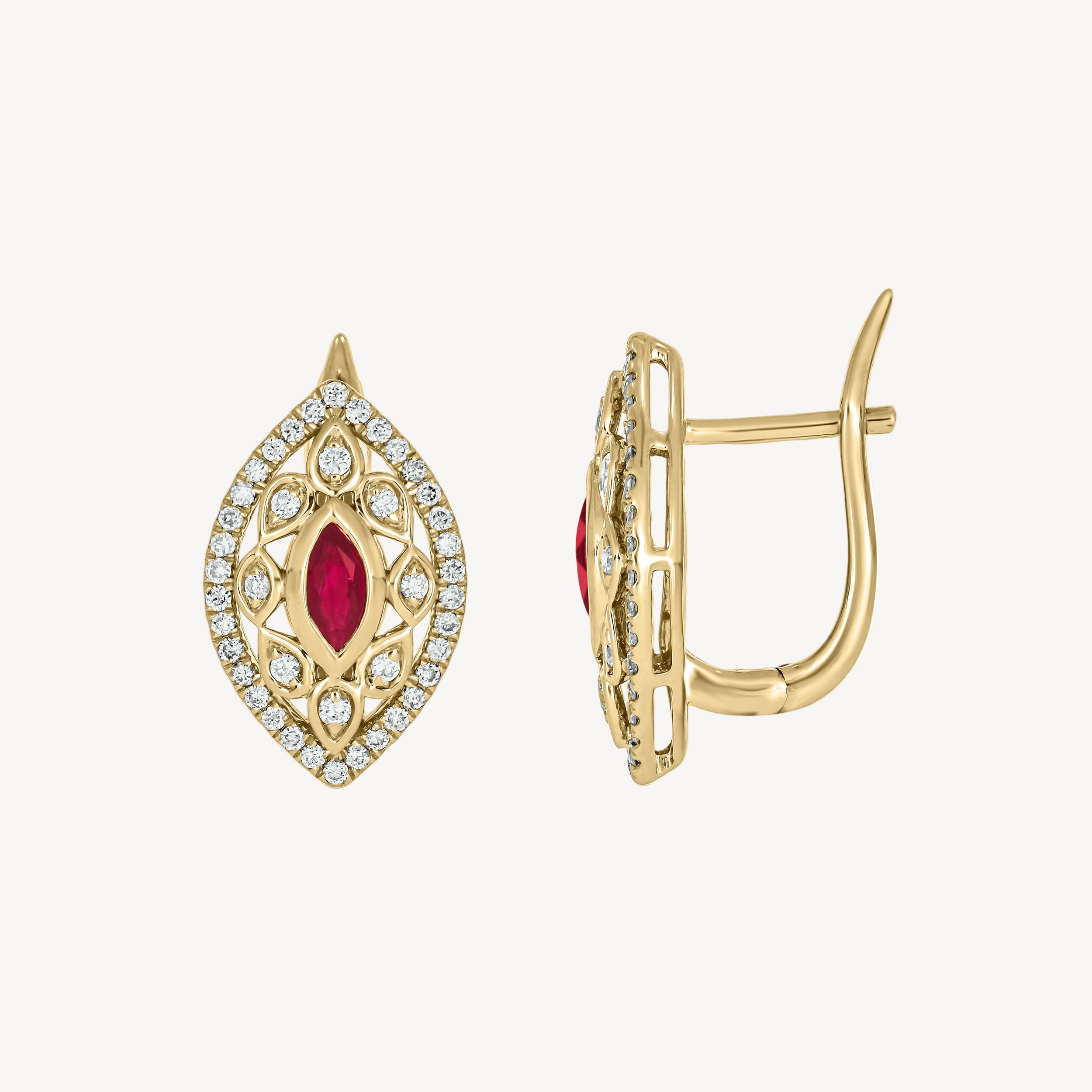 Ruby Velma Earrings
