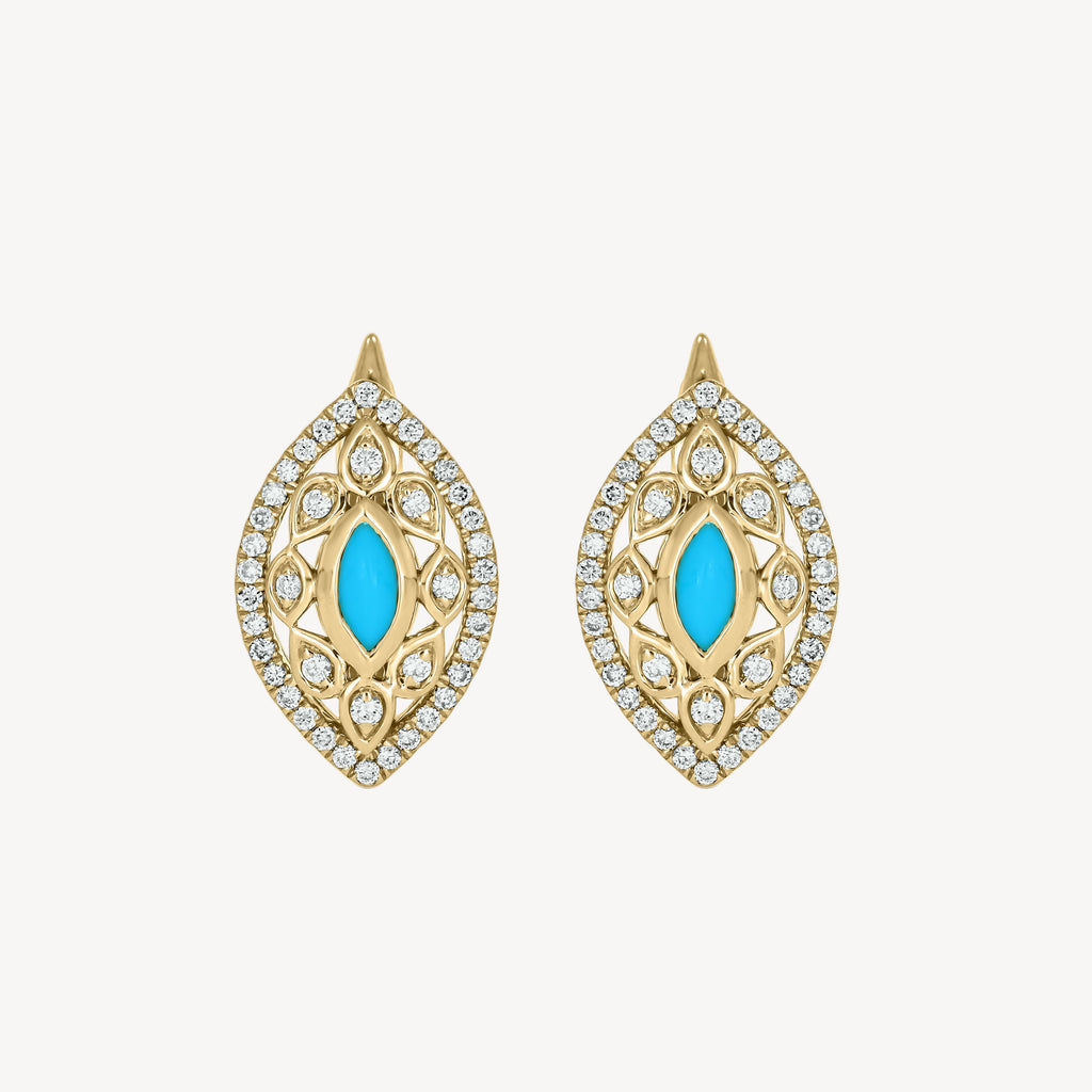 Turquoise Velma Earrings