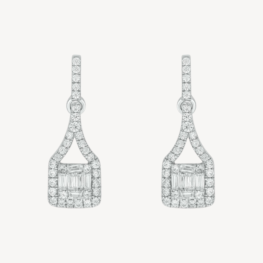 Des Illusian Drop Earrings
