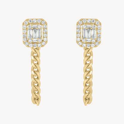 Chain Illusion Earrings