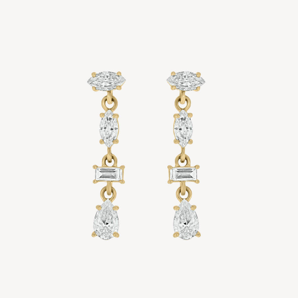 Heather Mist Drop Earrings