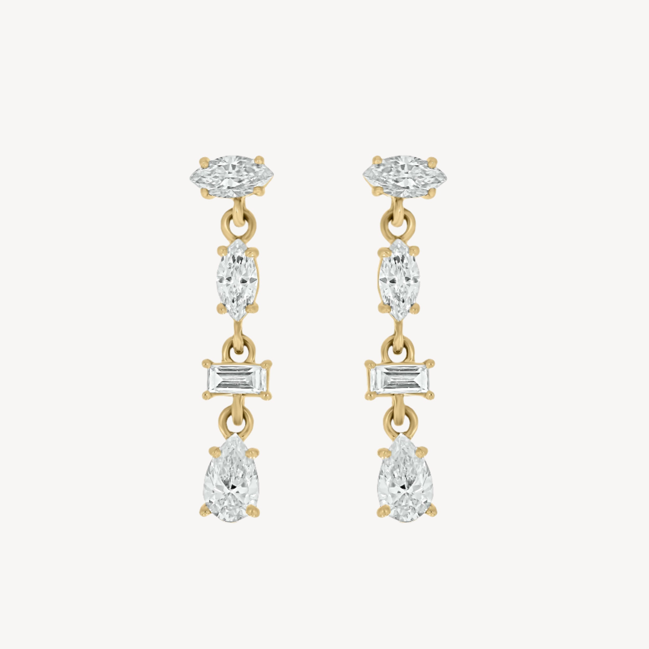 Heather Mist Drop Earrings