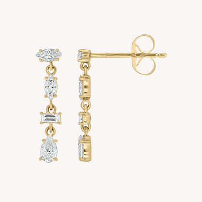Heather Mist Drop Earrings