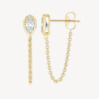 Marquise Chain Earring