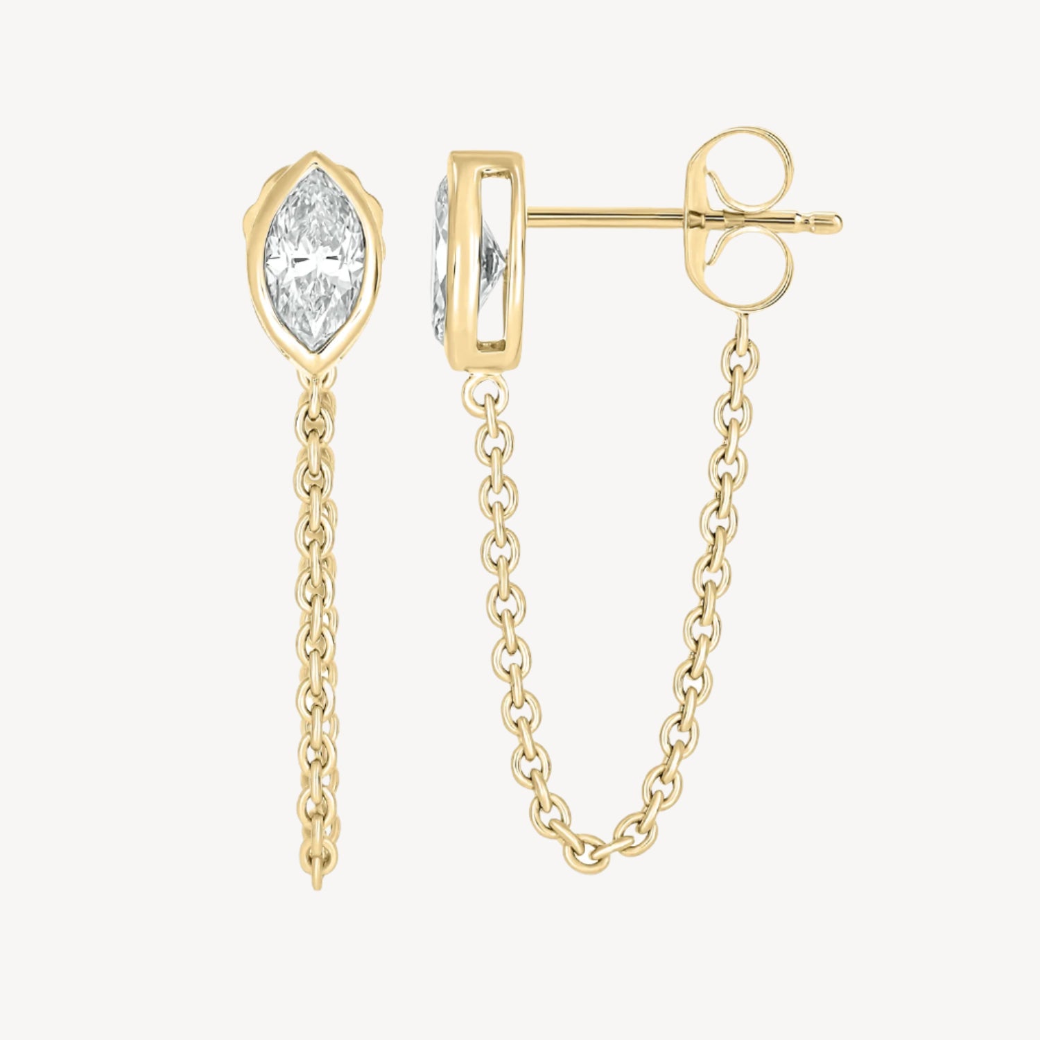 Marquise Chain Earring