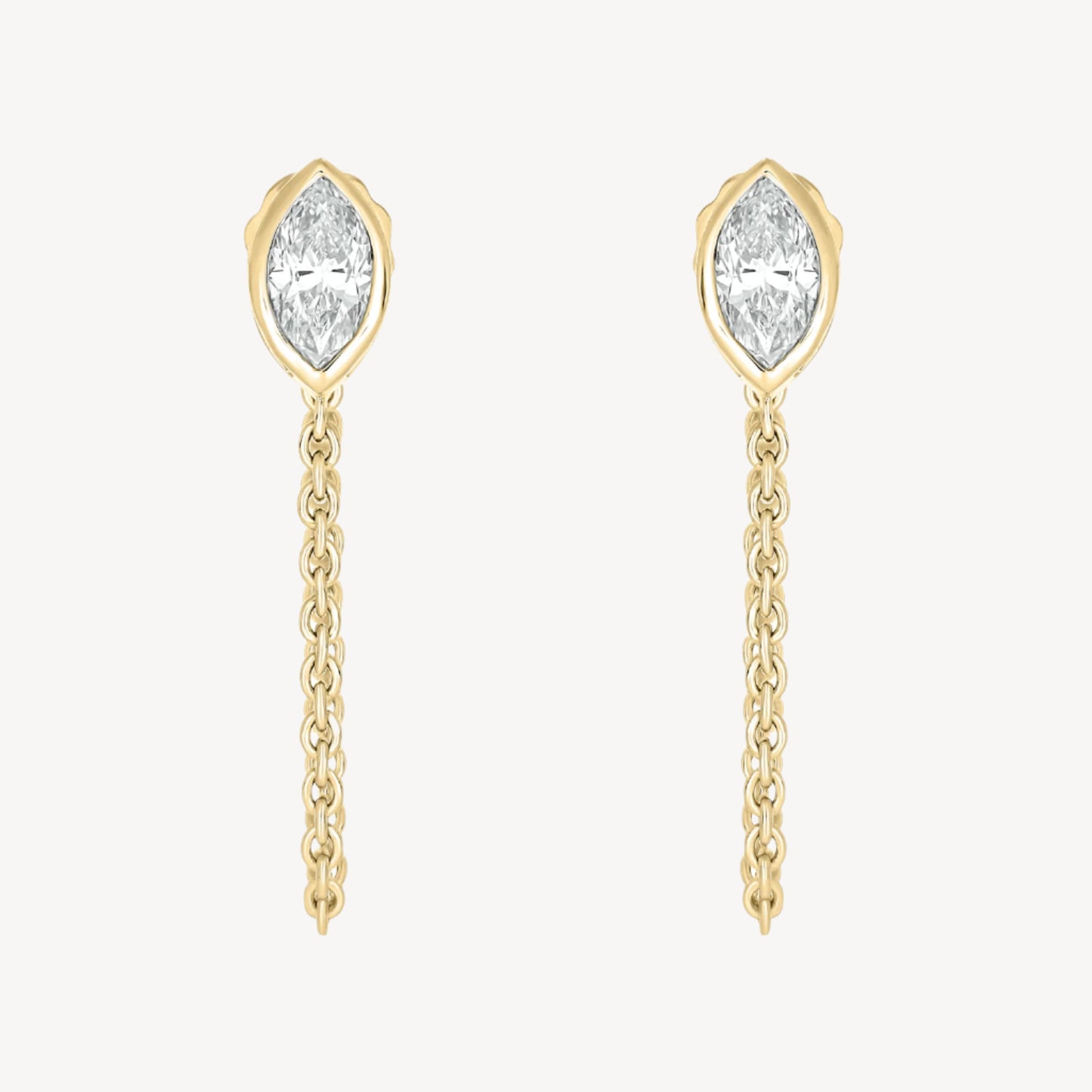 Marquise Chain Earring