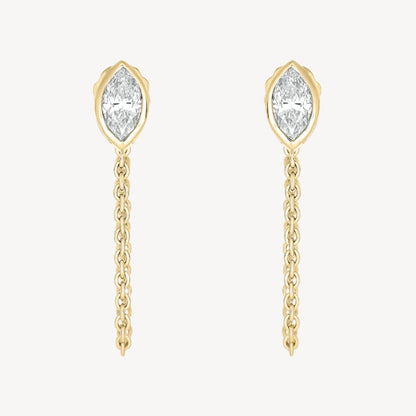 Marquise Chain Earring