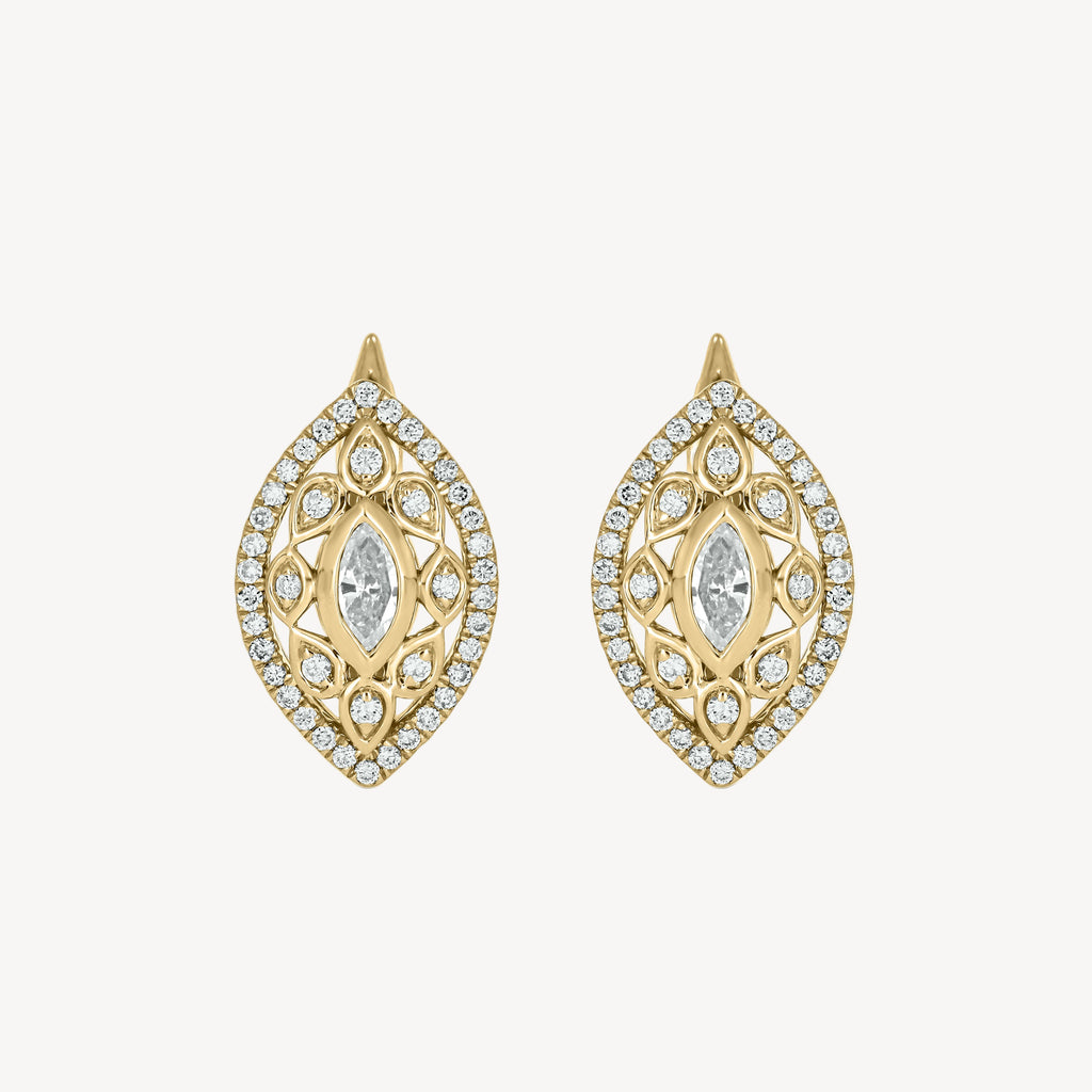 Diamond Velma Earrings