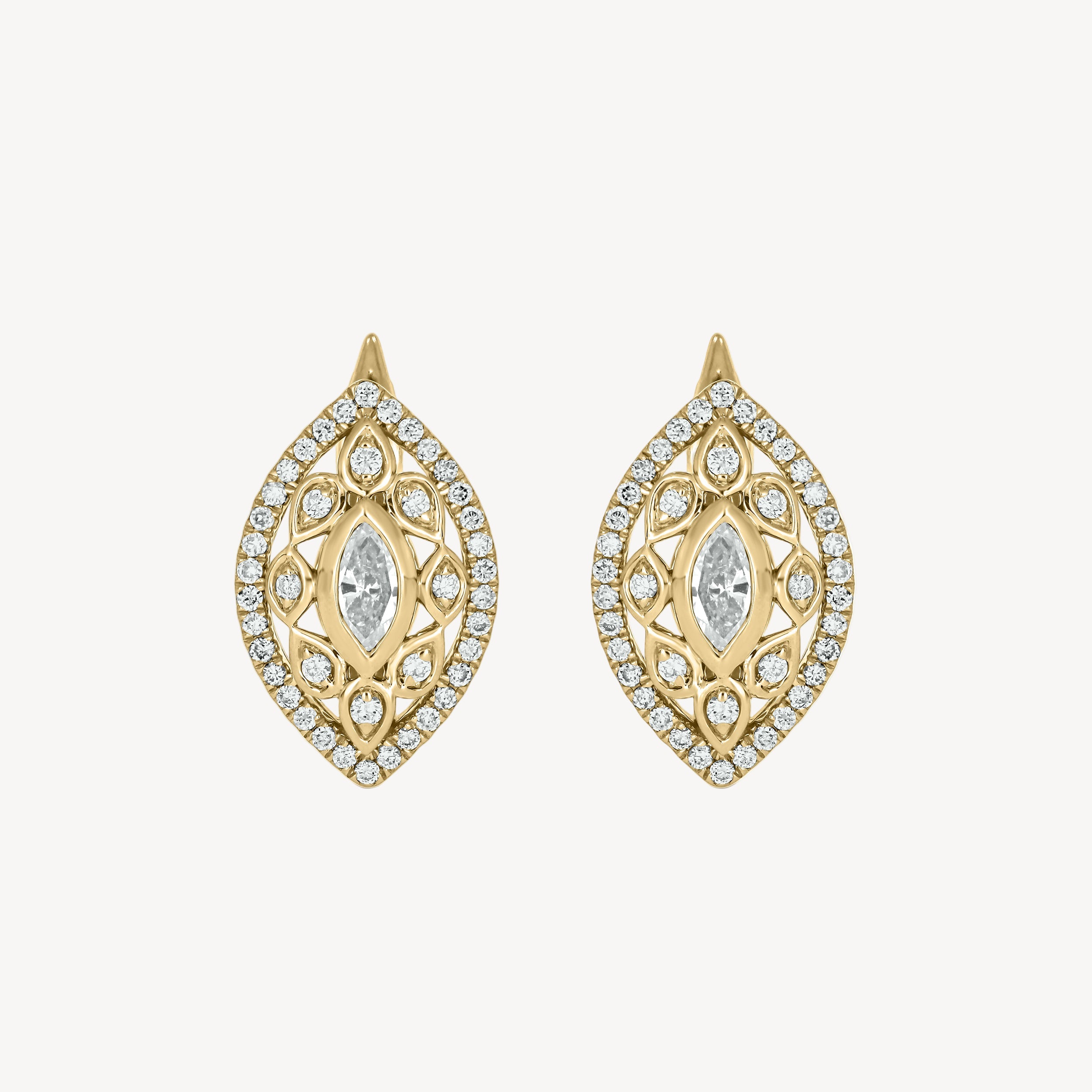 Diamond Velma Earrings