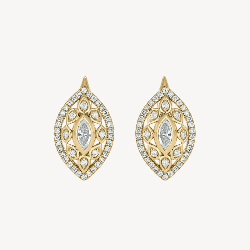 Diamond Velma Earrings