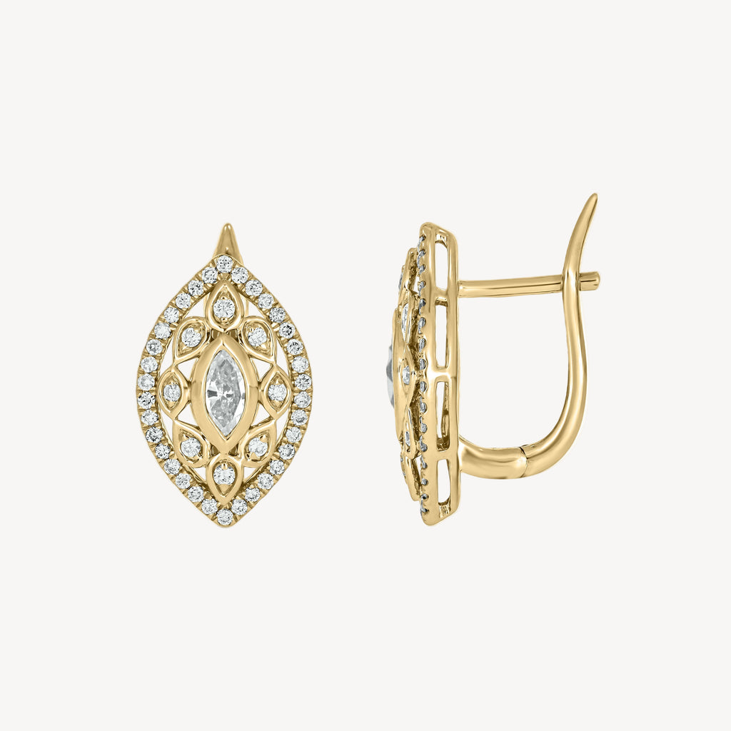 Diamond Velma Earrings