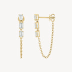 Baguette-cut Ear Jacket