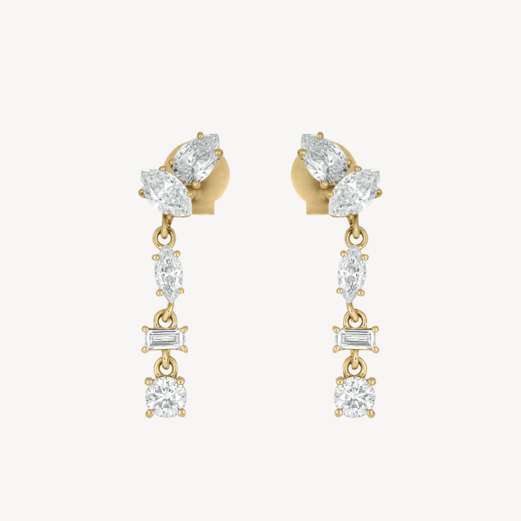 Heather Bloom Drop Earrings