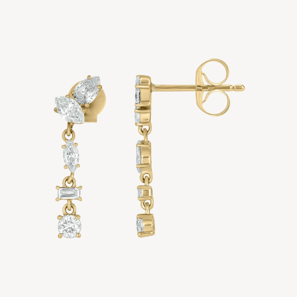 Heather Bloom Drop Earrings