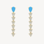 Tide Triad Double Earrings