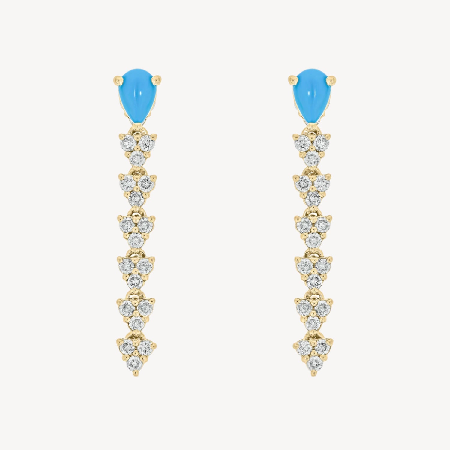 Tide Triad Double Earrings