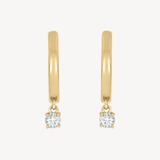 .1ct Perla Hoops