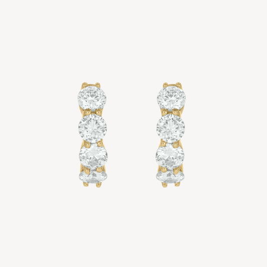 1.99ct Full Diamond Hoops