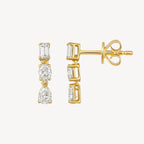 Mini Contour Drop Studs