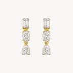 Mini Contour Drop Studs