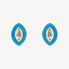 Marquise Enamel Studs