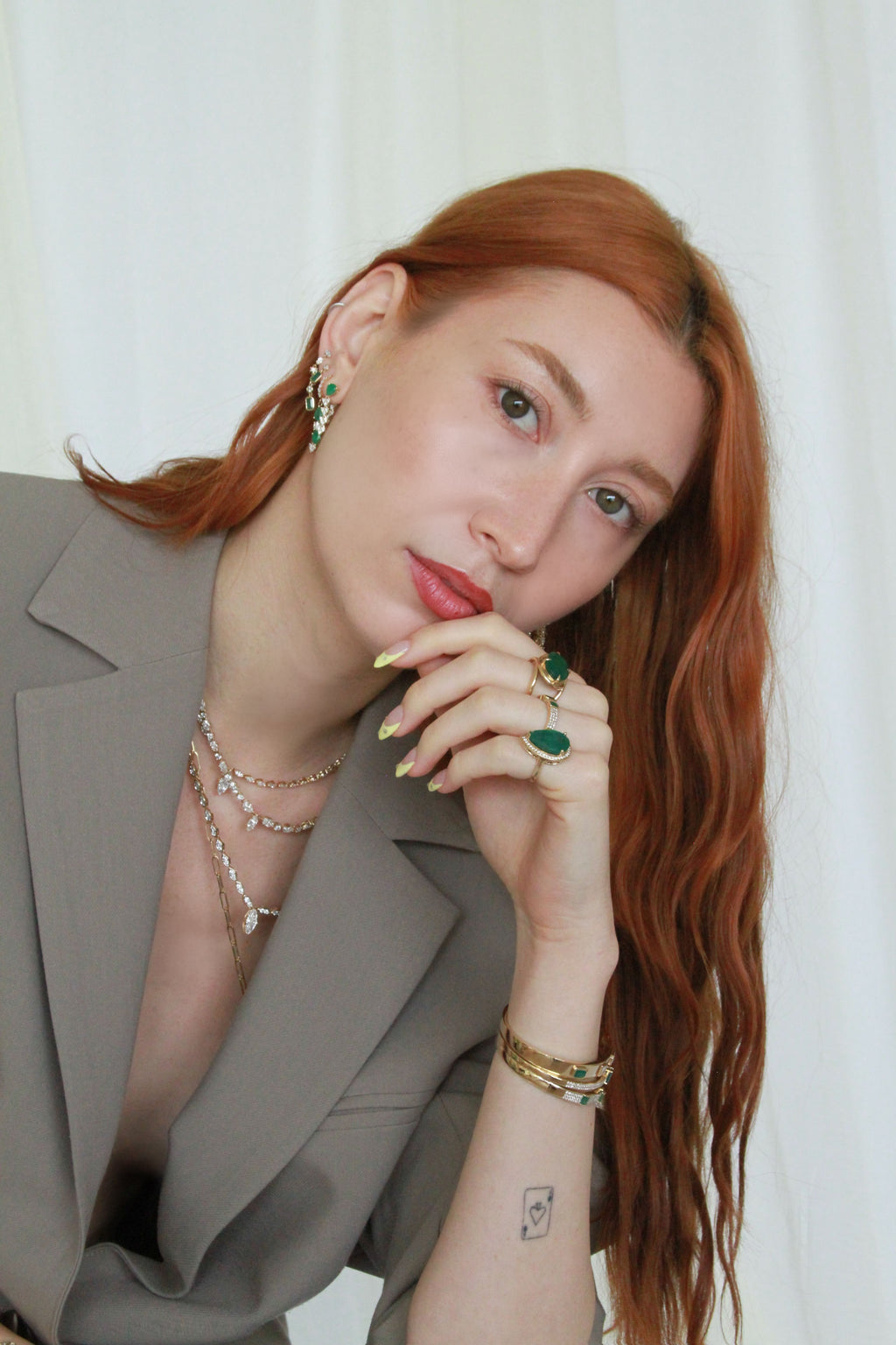 Elira Emerald Pinky Ring