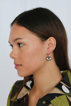 Black Diamond Eye Hoops