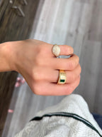Pave Dome Pinky Ring