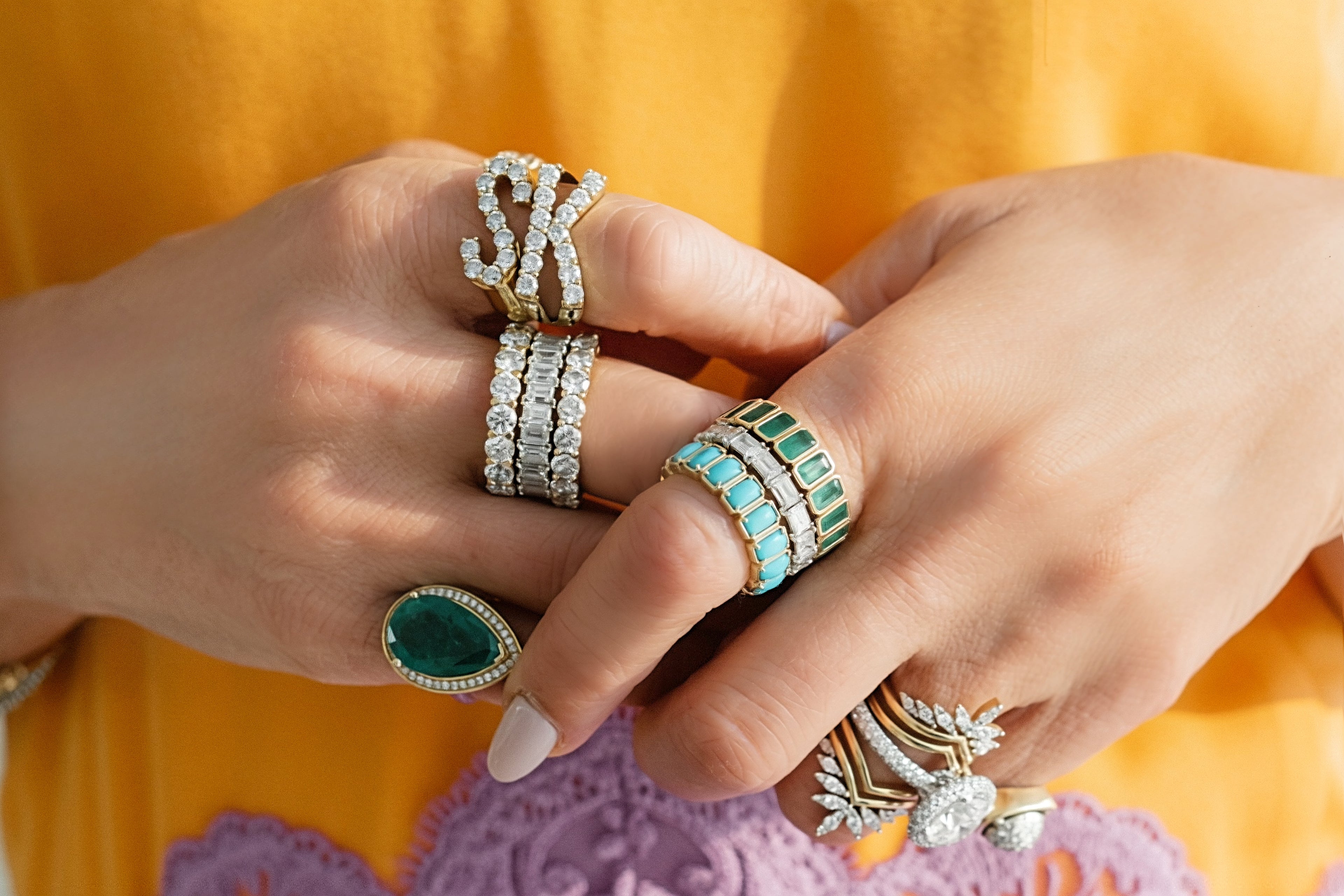 Elira Emerald Pinky Ring