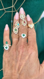 Diamond Velma Pinky Ring