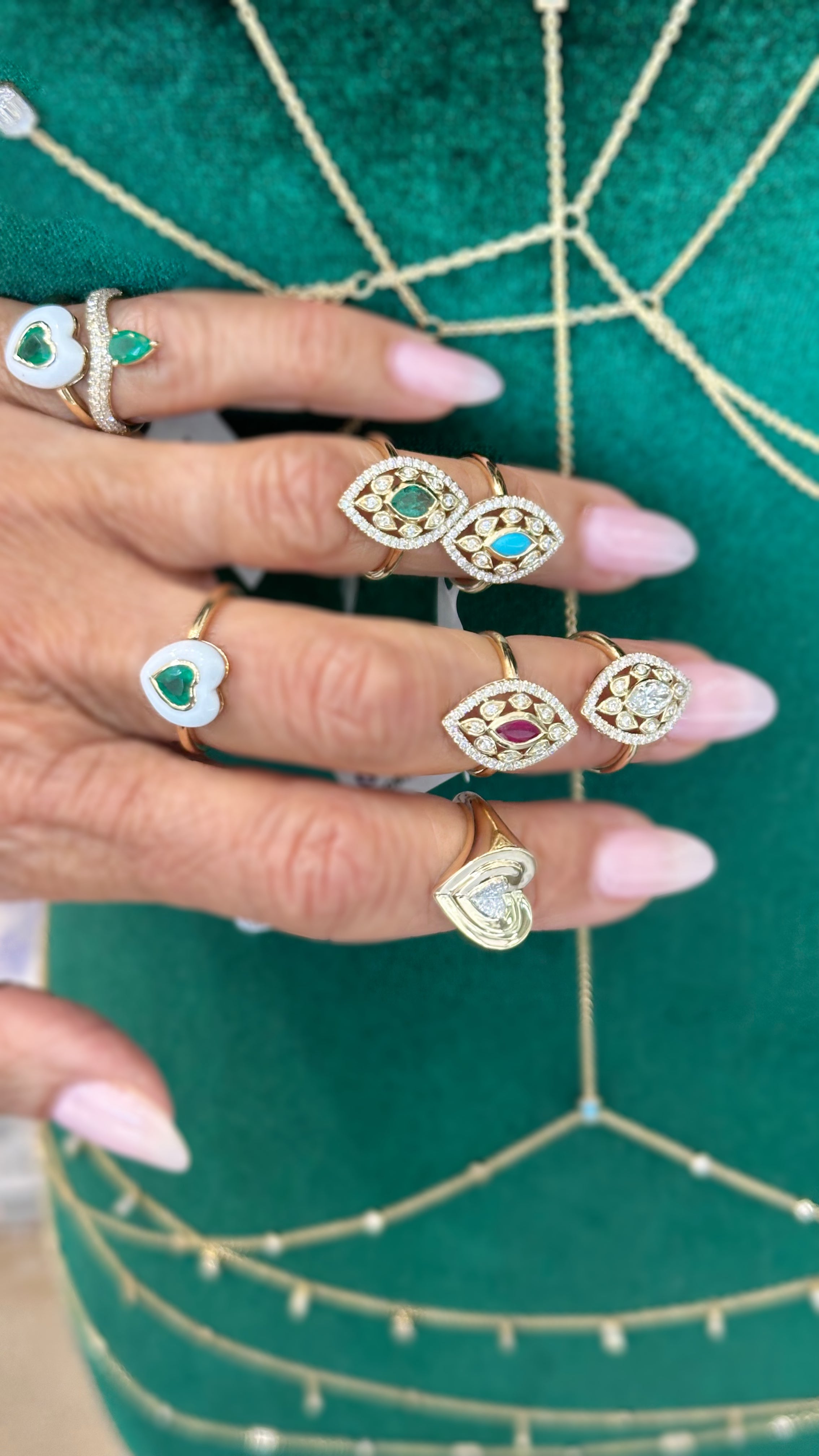 Turquoise Velma Pinky Ring