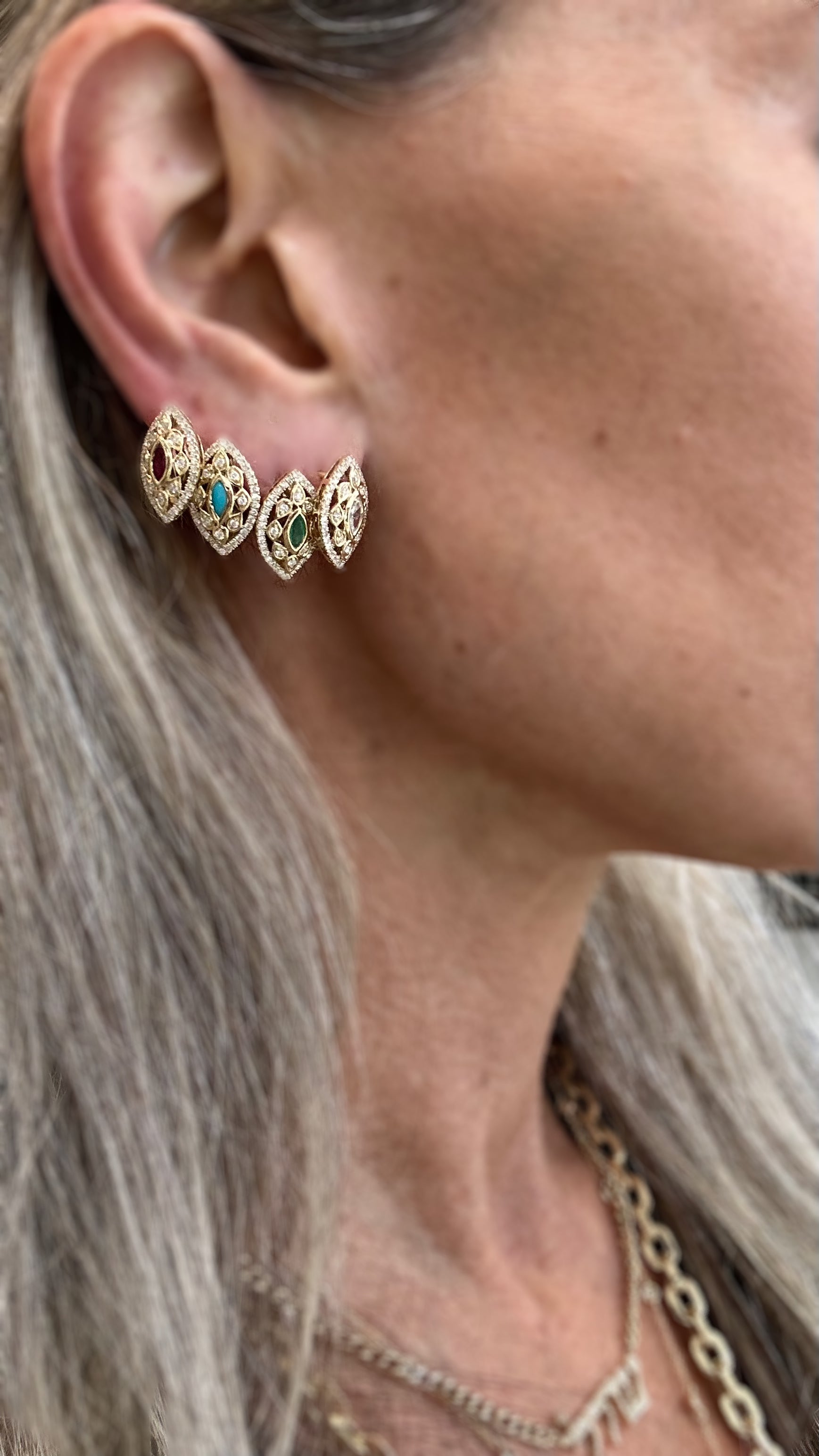 Turquoise Velma Earrings