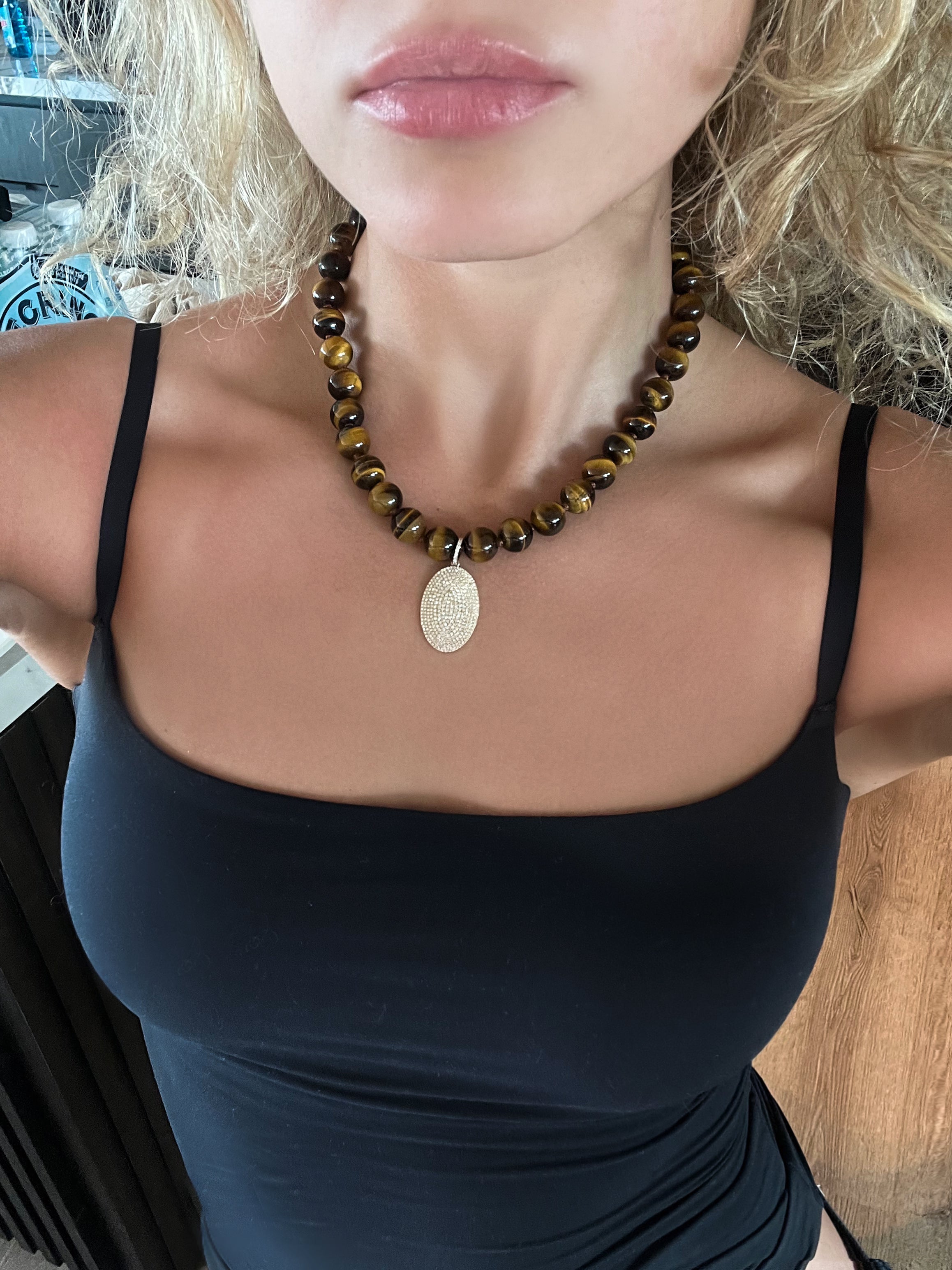 Tiger’s Eye Beaded Necklace