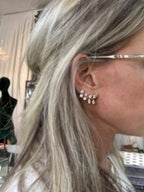 Circle-circle Dangle Studs