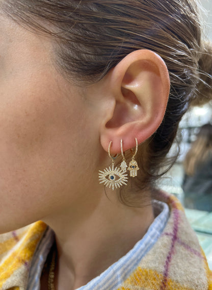 Sunny Eye Hoops