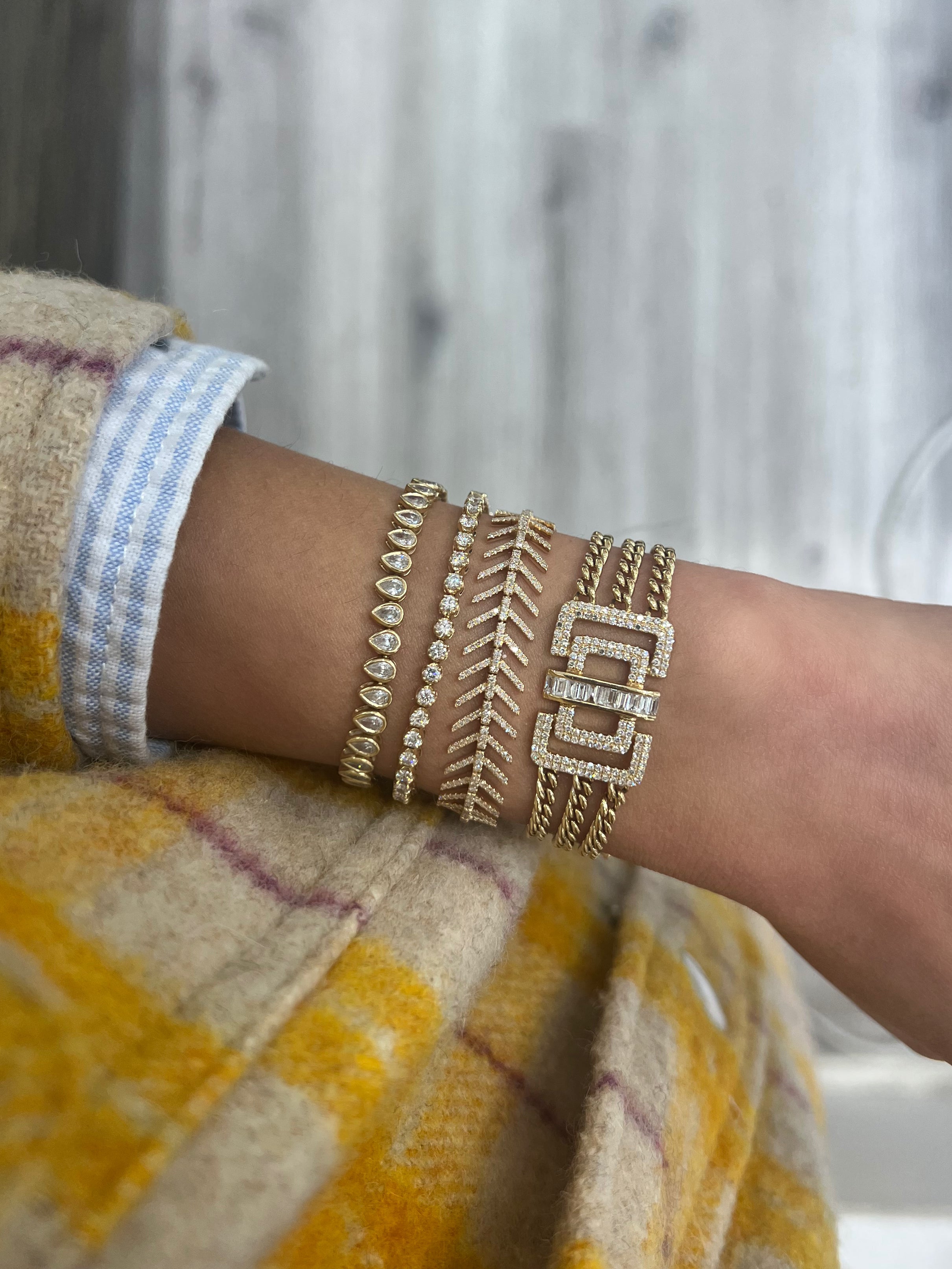 Pear Tennis Bracelet