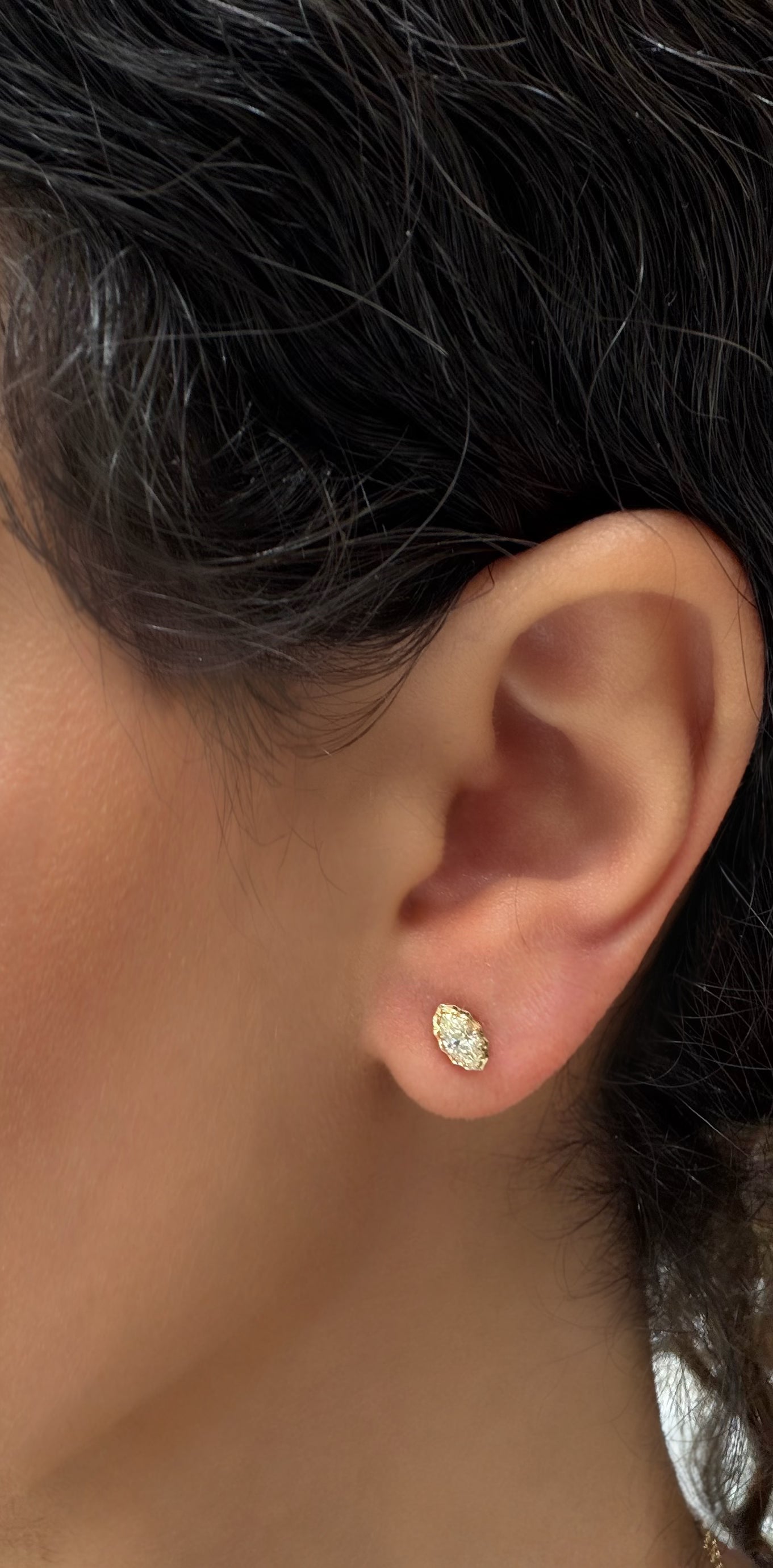 Marquise Bezel Studs