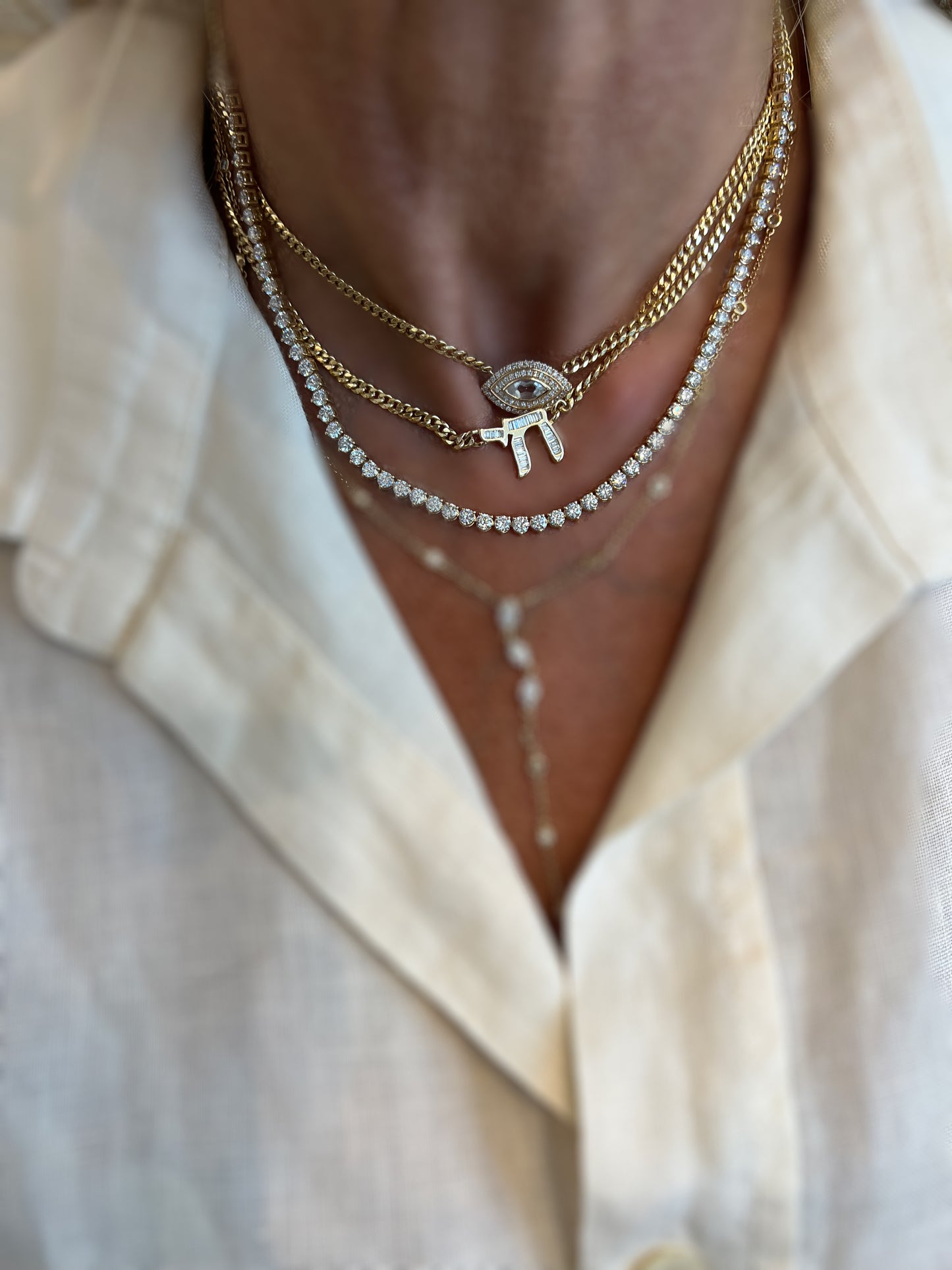 Lu Tennis Necklace