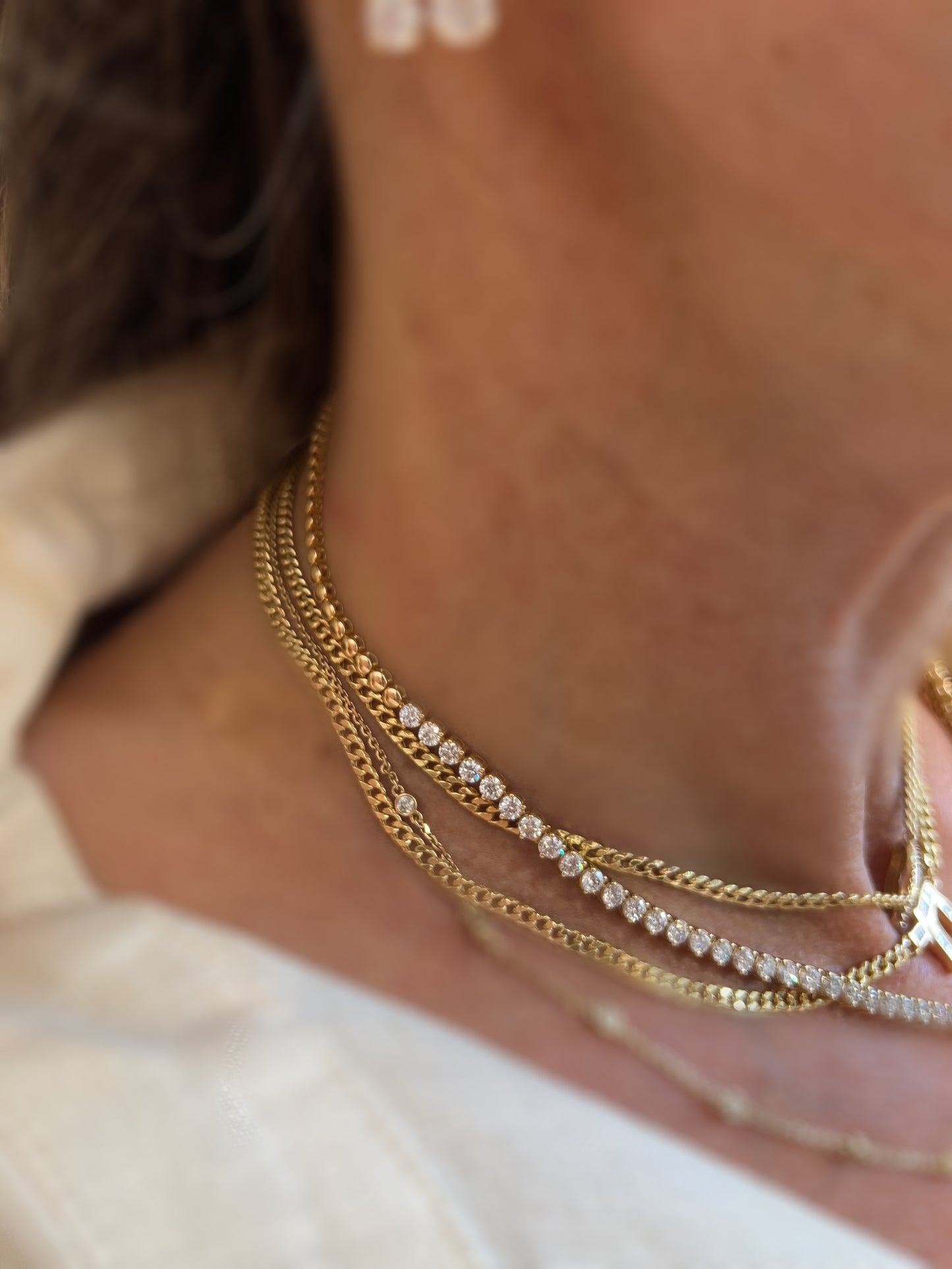 Lu Tennis Necklace