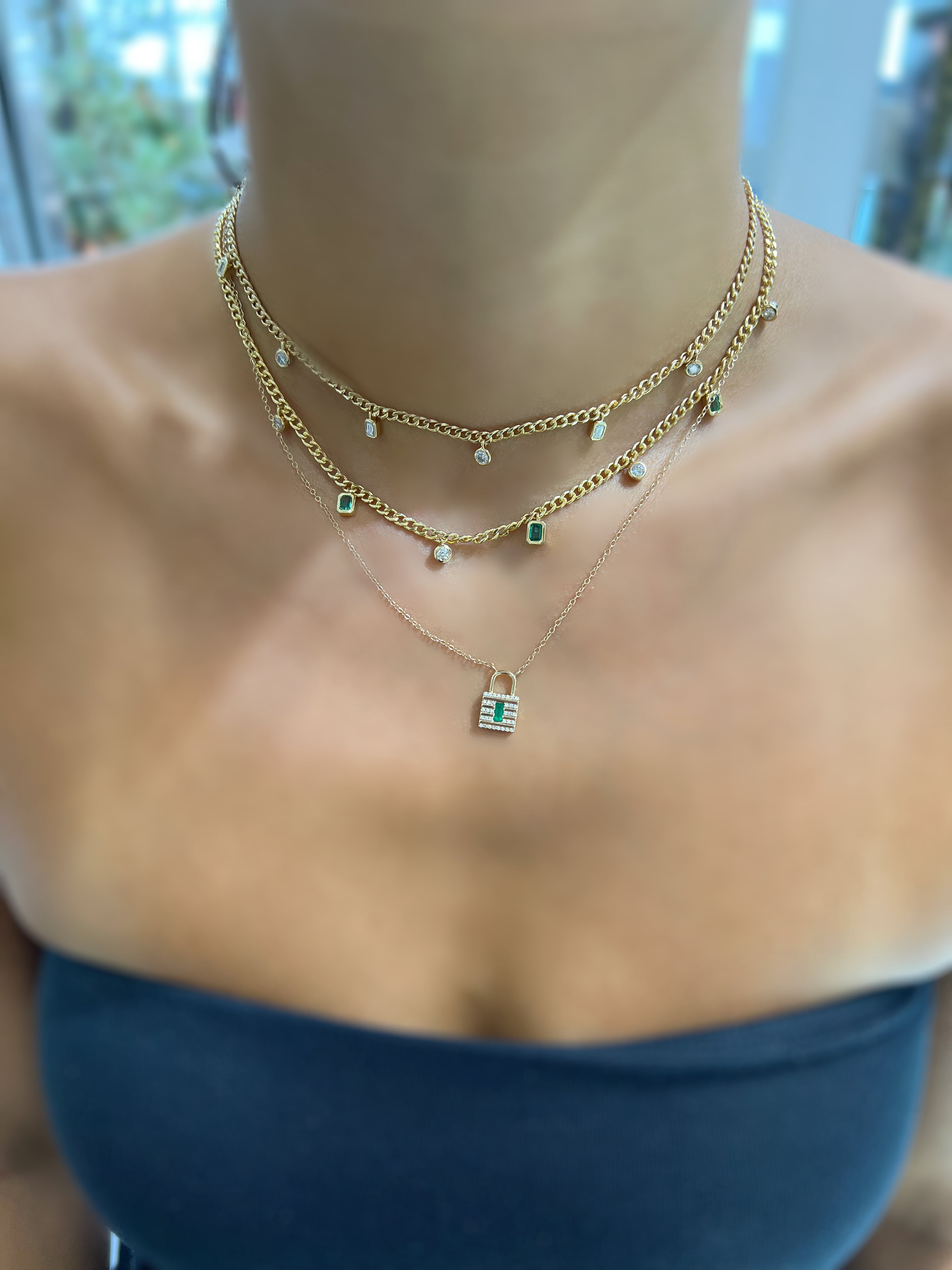 Emerald Lilou Necklace